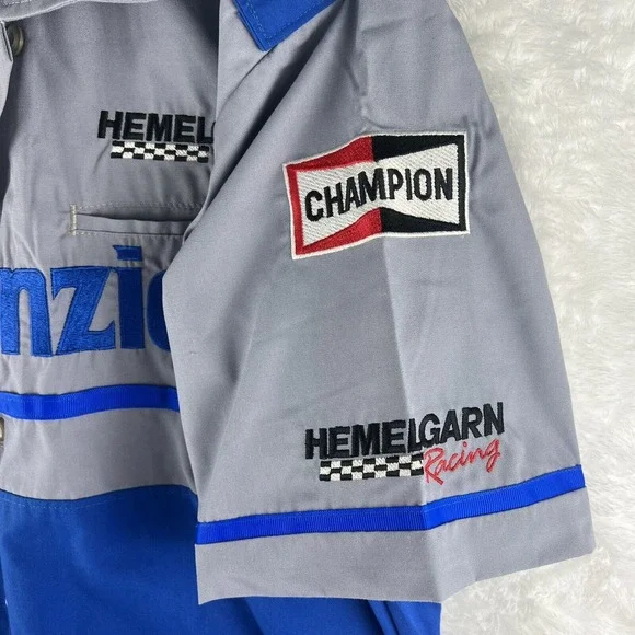 Vintage Hemelgarn Racing Scott Goodyear Shirt Medium CART Indy Car Pit Crew